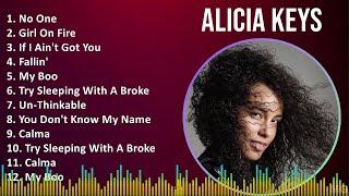 Alicia Keys 2024 MIX Grandes Exitos - No One, Girl On Fire, If I Ain't Got You, Fallin'