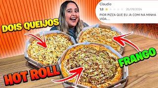 PIZZA PIOR AVALIADA DO APLICATIVO | CASAL NASCIMENTO