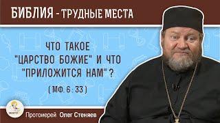 Что такое "Царство Божие" и что "приложится нам" (Мф. 6:33)?   Протоиерей Олег Стеняев