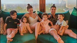 CRISTIANO RONALDO HAVING FUN WITH HIS FAMILY