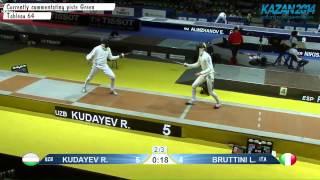 KUDAYEV Ruslan UZB vs BRUTTINI Lorenzo ITA - July 20, 2014