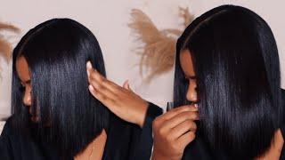 At Home Blowout & Silk Press On Natural Hair | Trying New Hair Tools