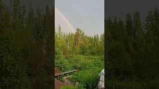 Вечерняя радуга.