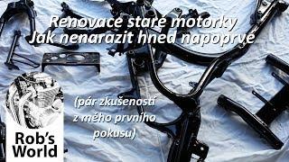 Renovace motorky - co je třeba a proč se do toho pustit | CZ motovlog