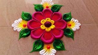 simple rangoli design. small rangoli design.Beautifulrangoli designattractive rangoli