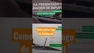 COMO QUITAR LOGO de BUILDERALL