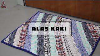 MUDAH JAHIT  |  DIY KAIN PERCA JADI ALAS KAKI  |  #KACANGJERR