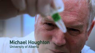 U of A virologist Michael Houghton reacts to receiving Nobel Prize