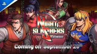 Night Slashers: Remake - Release Date Announcement Trailer | PS5 & PS4 Games