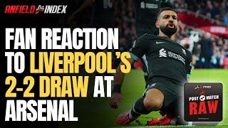 RAW FAN EMOTION After Liverpool's 2-2 Thriller Against Arsenal