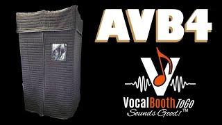 Audio Vocal Booth - AVB4 for voice over. Customer's review. (www.VocalBoothToGo.com)