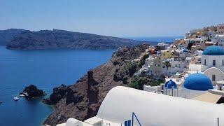 One day in SANTORINI GREECE  5th port on our 9-Night Mediterranean Cruise on the Disney Dream