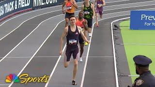 Josh Hoey sets AMERICAN RECORD at USATF Indoor Championships in 800m final | NBC Sports