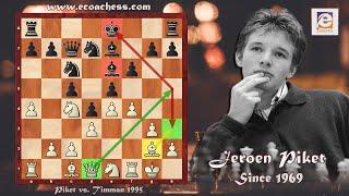 Greatest Chess Positional Play! Piket vs. Timman Dutch Championship 1995