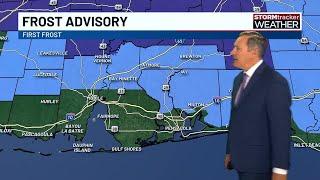 Frost, freeze expected overnight across Gulf Coast