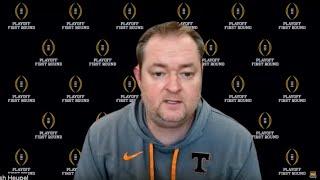 Tennessee HC Josh Heupel Talks Vols' College Football Playoff Draw