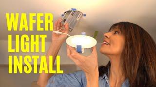 Recessed Light Installation | The BEST LED Wafer Light Is...