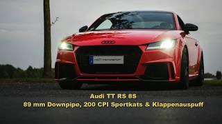 Audi TT RS 8S 2.5 TFSI Downpipe, Sportkats & Klappenauspuff