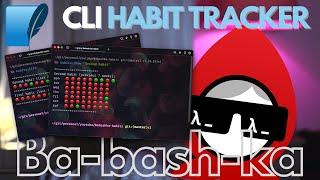 I've created a CLI habit tracker with Babashka tasks, SQLite and Clojure