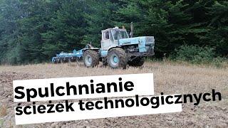 Spulchnianie ścieżek technologicznych ENGINE SOUND 2020 GR Rutecki T150K  Farmet Triolent 300