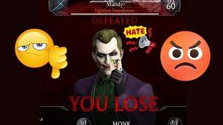 Fatal 200 Twisted Tower is DIFFICULT! The Joker is just...horrible! MK Mobile