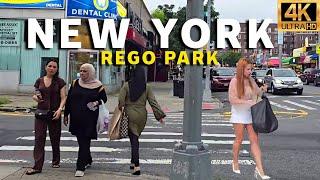 Walking Rego Park, Queens New York | Borough of Queens 4k August 3, 2024