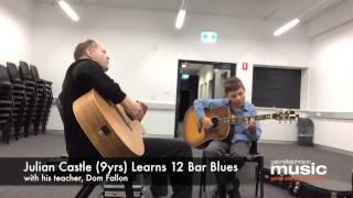 Julian Castle (9yrs) Learns 12 Bar Blues