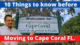 Things to know before moving to Cape Coral Florida | Welcome to the City of Cape Coral Florida