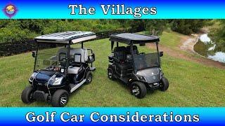 Buying Golf Cars in The Villages Florida