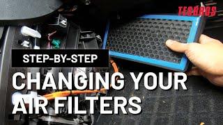 Stinky Tesla Smell? Model 3/Y Air Filter Replacement and Evaporator Cleaning Fix - TESBROS