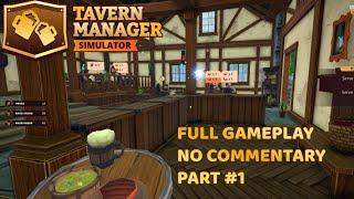 Tavern Manager Simulator No Commentary Full Long Gameplay