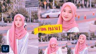 Free Preset Lightroom | Pink Preset | Tutorial Lightroom Mobile