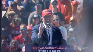 Trump campaigns in Wisconsin