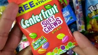 Center Fruit Soft Chews Unwrapping ASMR, Center Fruit Candy, With Fruit Juice