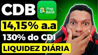 CDB PAGBANK 14,15% a.a | 130% do CDI: É O MELHOR INVESTIMENTO da RENDA FIXA? VALE A PENA? É SEGURO?