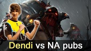 Dendi Pudge vs NA pub — easiest game of Dendi's life