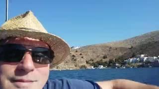 Taxi boat into Symi harbour