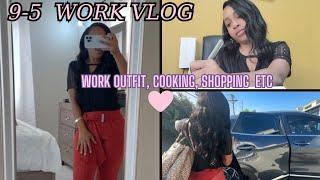 9-5 Work Day in my Life| 5am morning routine, Job duties, supermarket run, cooking+productive day