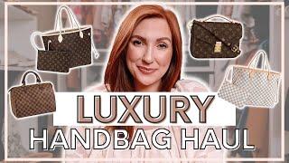 LUXURY HANDBAG HAUL - WHAT'S MY FAVORITE?! *Louis Vuitton Bag* | Moriah Robinson