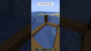 Minecraft Starter Base#minecraft #shorts