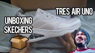 UNBOXING SKECHERS DE MUJER TRES - AIR UNO REVOLUTION - AIRY TENIS LIFESTYLE LILA 