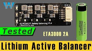 Fully explained:  1.2A 2A Inductive Active Cell Balancer Lithium Battery Equalizer | WattHour