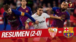 Highlights Sevilla FC vs FC Barcelona (2-0)