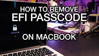 How to Remove EFI Passcode or Password on MacBook Laptop