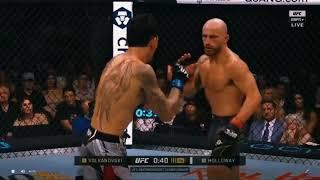 Alexander Volkanovski vs Max Holloway 3 Offense highlights