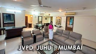 Furnished Flat with a MANDIR Room and POCKET TERRACE in JVPD, JUHU