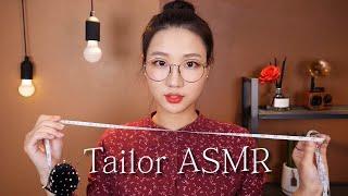 [English ASMR] Making you a customized suit | Measuring, cutting, soft spoken whispering