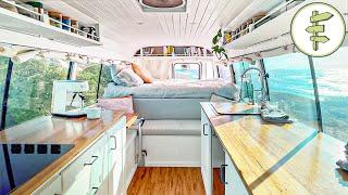 Mini Bus Converted into Amazing Off-Grid Tiny House - Full Tour