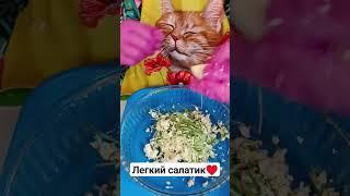 салат из тофу и огурчика с прекрасным ореховым соусом #салат #music #song #rock #пп