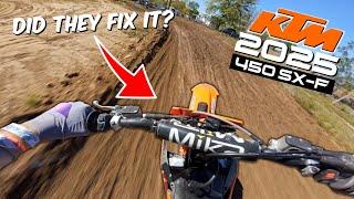 Did They Fix the 2025 KTM 450 SX-F? - First Ride Impressions!